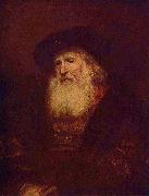 REMBRANDT Harmenszoon van Rijn, Portrait of a Bearded Man